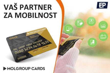 EP MOL Group Europe kartice, vaš partner za mobilnost